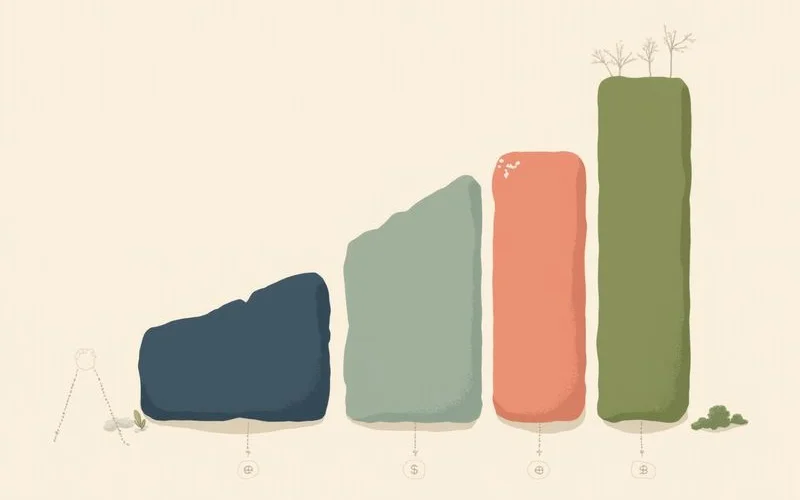 Bar graphic of 30, 50, 60, and 80 percent AMI tiers