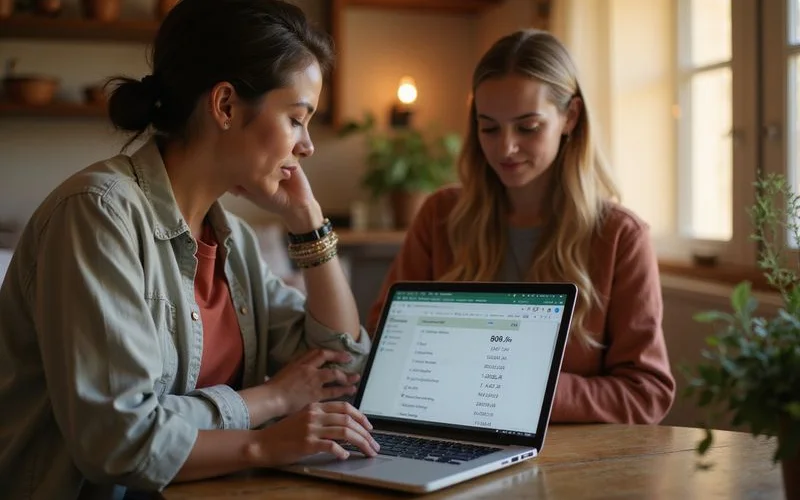 Renter comparing a listing's AMI tier with an official income table